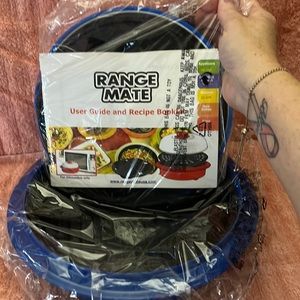 RangeMateMicrowave Grill Pan for Cooking, Baking, Nonstick Stir Fry Griddle Pan